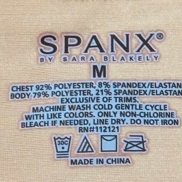 Spanx by Sara Blakey Shapewear Tank Top Flawed Nude Color Size Medium - Picture 4 of 8